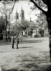 [7TP][#405][#406]{999}{a} dwuwieżowy, Łódź, złomowiec park 3go maja 